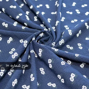 پارچه نخی طرح گل گچی