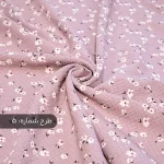 پارچه نخی طرح گل گچی