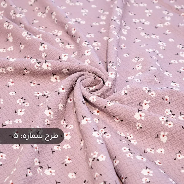 پارچه نخی طرح گل گچی