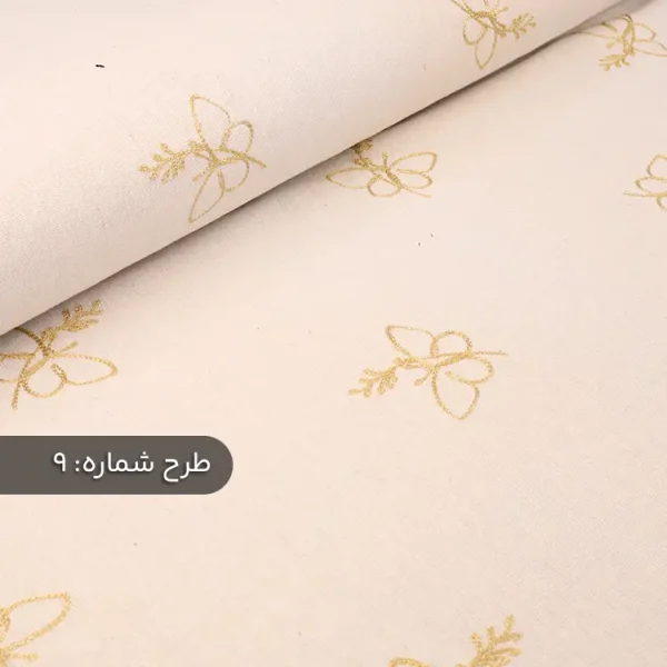 پارچه لینن طرحدار لمه