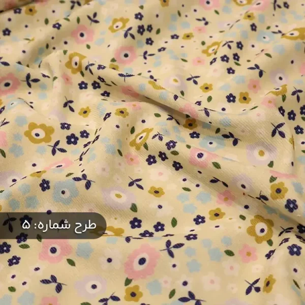 پارچه مخمل کبریتی کبریتی طرحدار