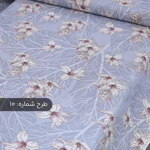 پارچه ملافه‌ای نخی طرح‌دار