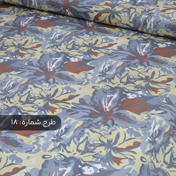 پارچه ملافه‌ای نخی طرح‌دار