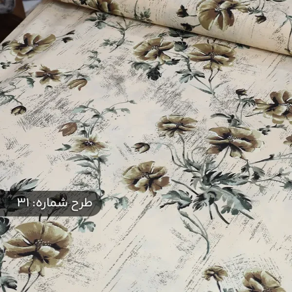 پارچه ملافه‌ای نخی طرح‌دار