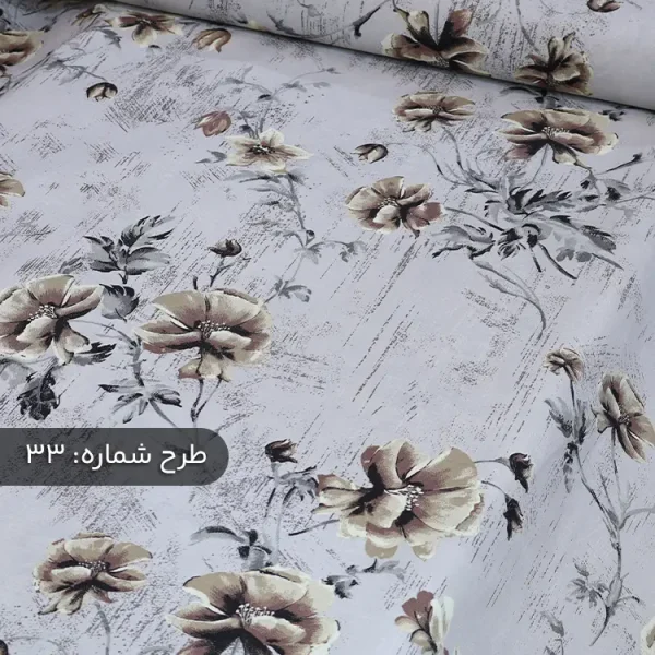 پارچه ملافه‌ای نخی طرح‌دار