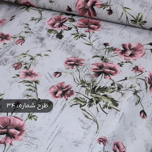 پارچه ملافه‌ای نخی طرح‌دار
