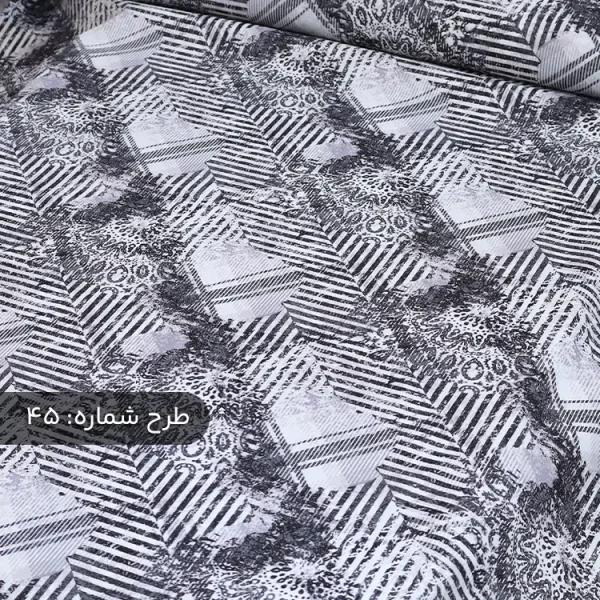 پارچه ملافه‌ای نخی طرح‌دار