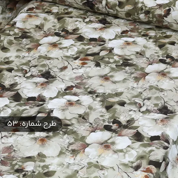 پارچه ملافه‌ای نخی طرح‌دار