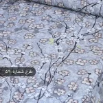 پارچه ملافه‌ای نخی طرح‌دار