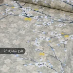 پارچه ملافه‌ای نخی طرح‌دار