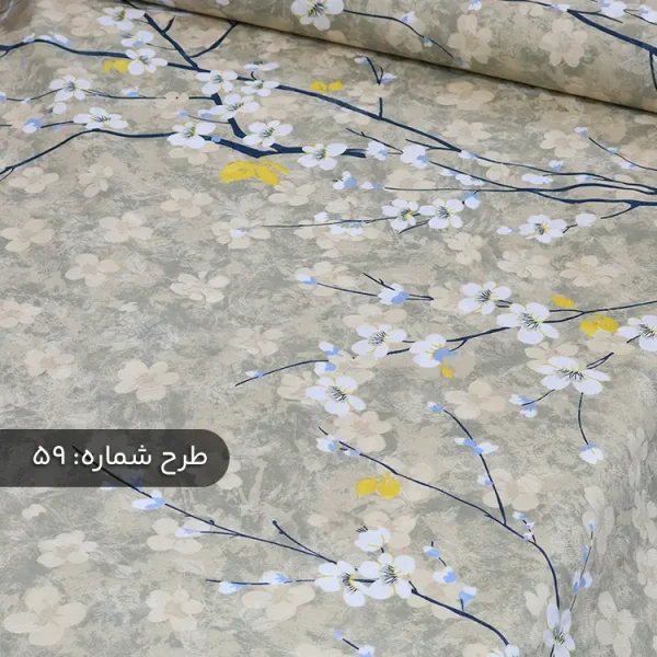 پارچه ملافه‌ای نخی طرح‌دار