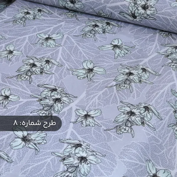 پارچه ملافه‌ای نخی طرح‌دار
