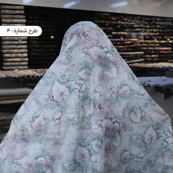 پارچه چادر اندونزی روشن شاین دار