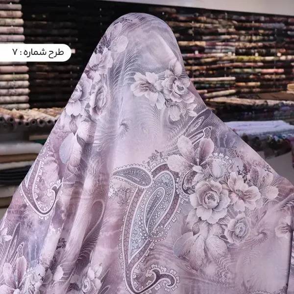 پارچه چادر اندونزی روشن شاین دار