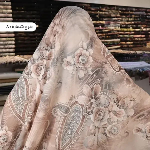پارچه چادر اندونزی روشن شاین دار