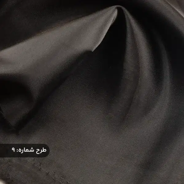 پارچه ساتن سه بعدی مشکی