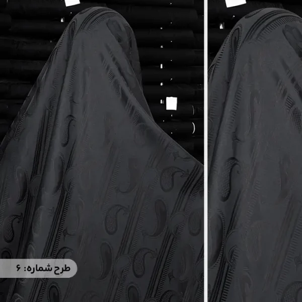 چادر مشکی طرحدار ابریشمی