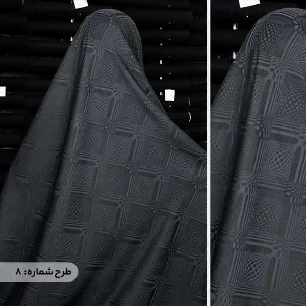 چادر مشکی طرحدار ابریشمی