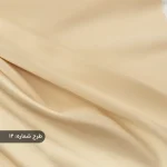 پارچه ساتن فرانسوی ساده کرم