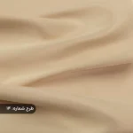 پارچه ساتن فرانسوی ساده کرم