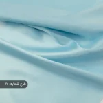 پارچه ساتن فرانسوی ساده آبی آسمانی