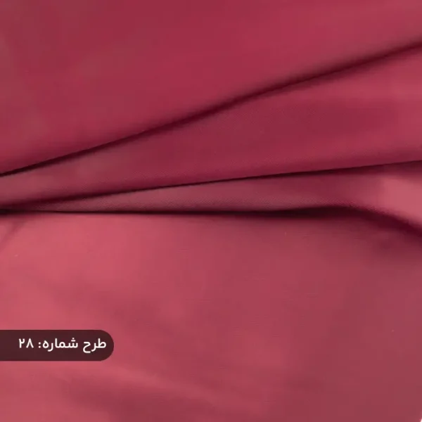 پارچه ساتن فرانسوی ساده قرمز جگری